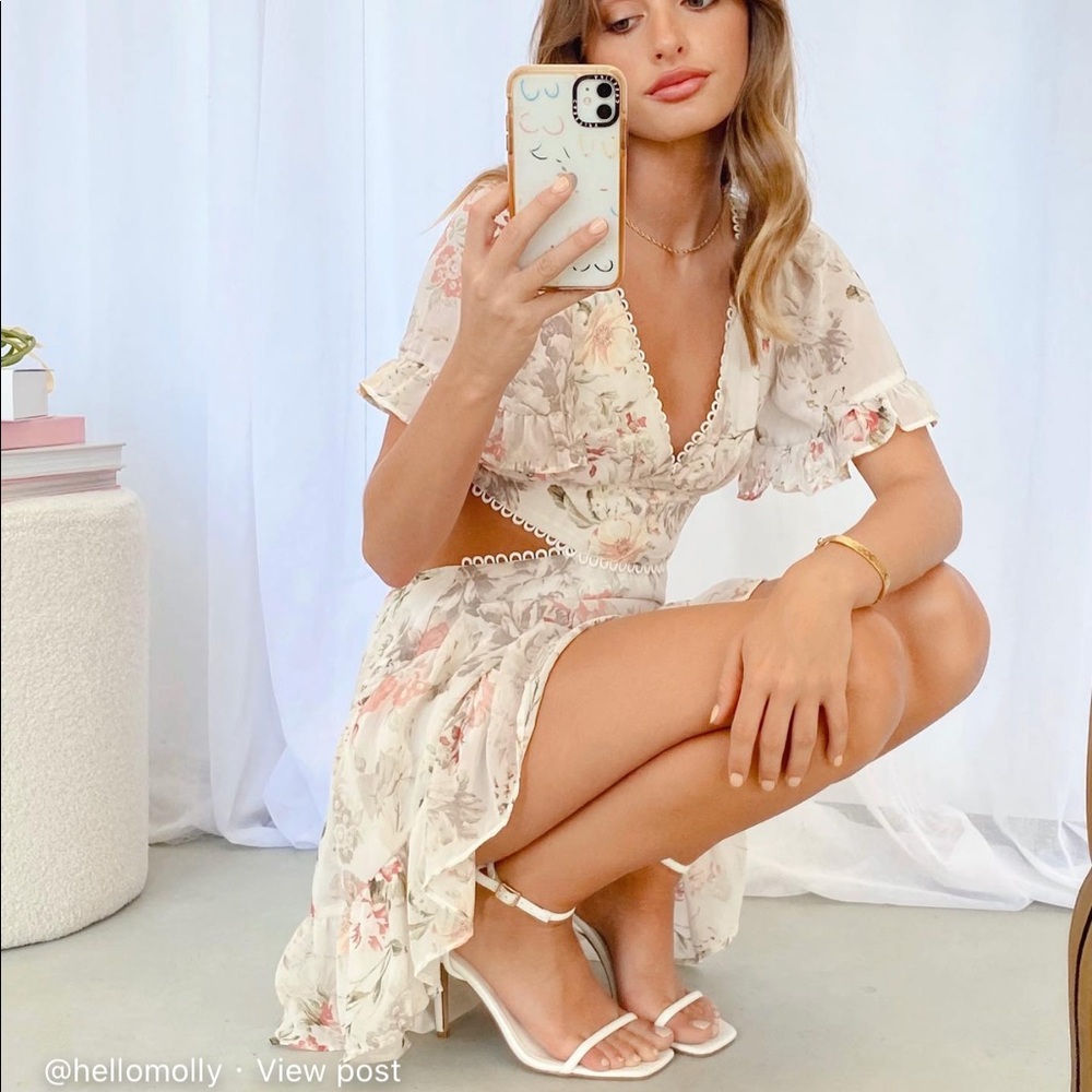 FLOWERS FOR DAYS DRESS PINK